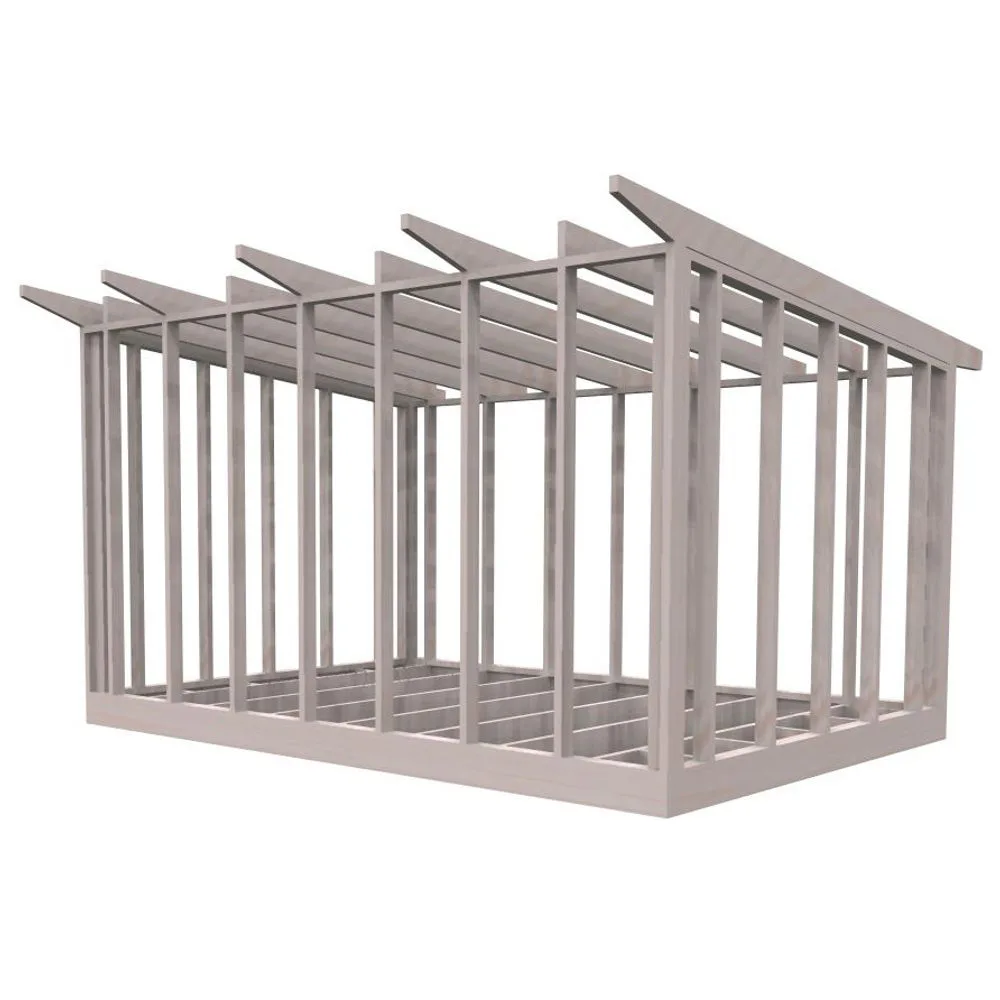 Friggebodsstomme Byggstommar 6 grader 4500x3190 mm Lösvirke