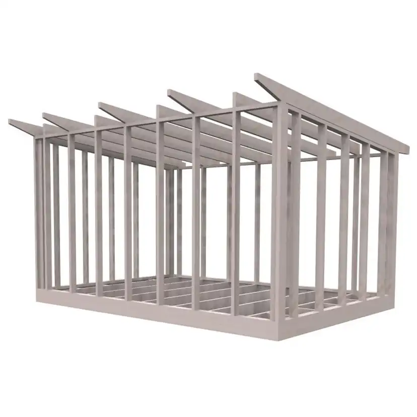 Friggebodsstomme Byggstommar 6 grader 4500x3190 mm Lösvirke