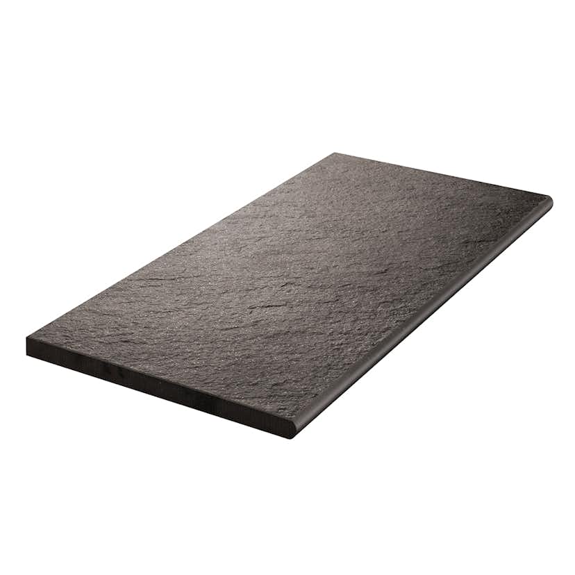 Uteklinker Bricmate Z Quartzit Black Poolside/step 30x60 cm