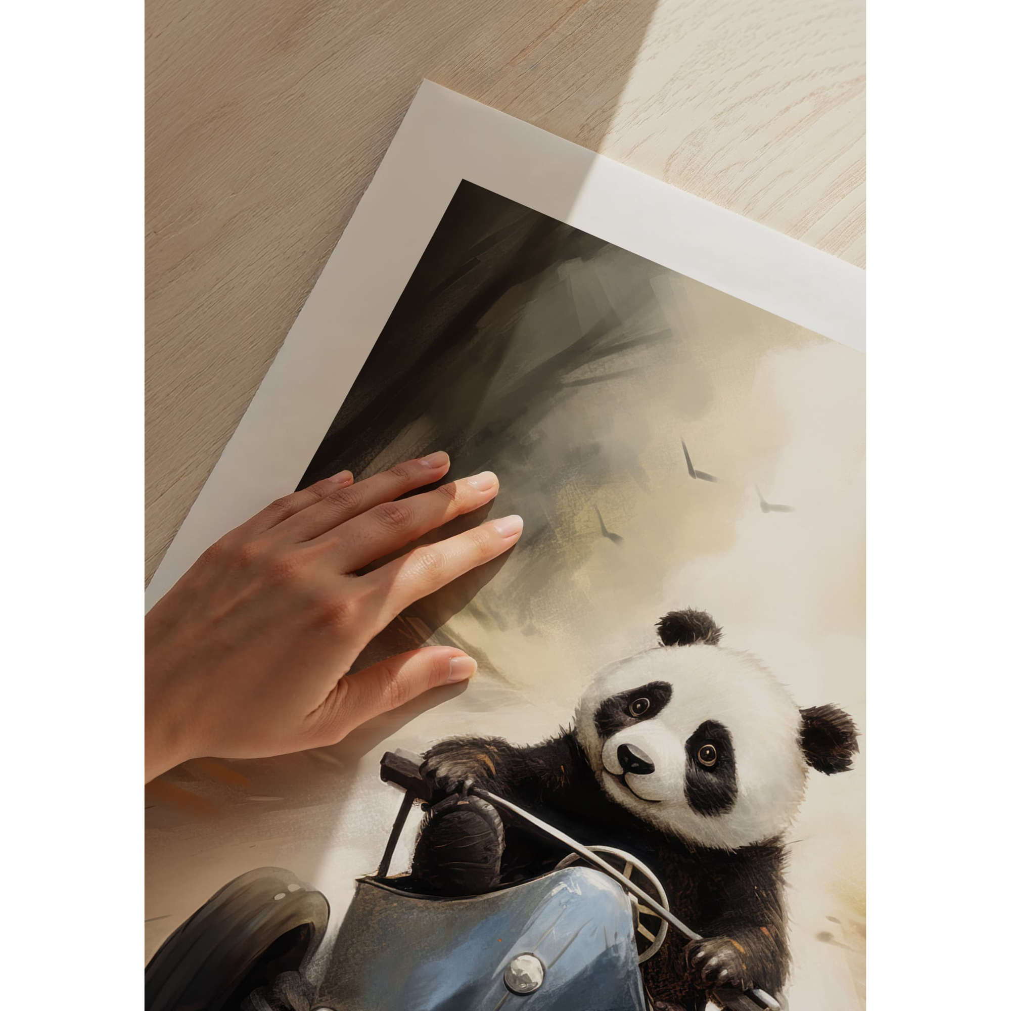 Poster Gallerix Panda Race Driver