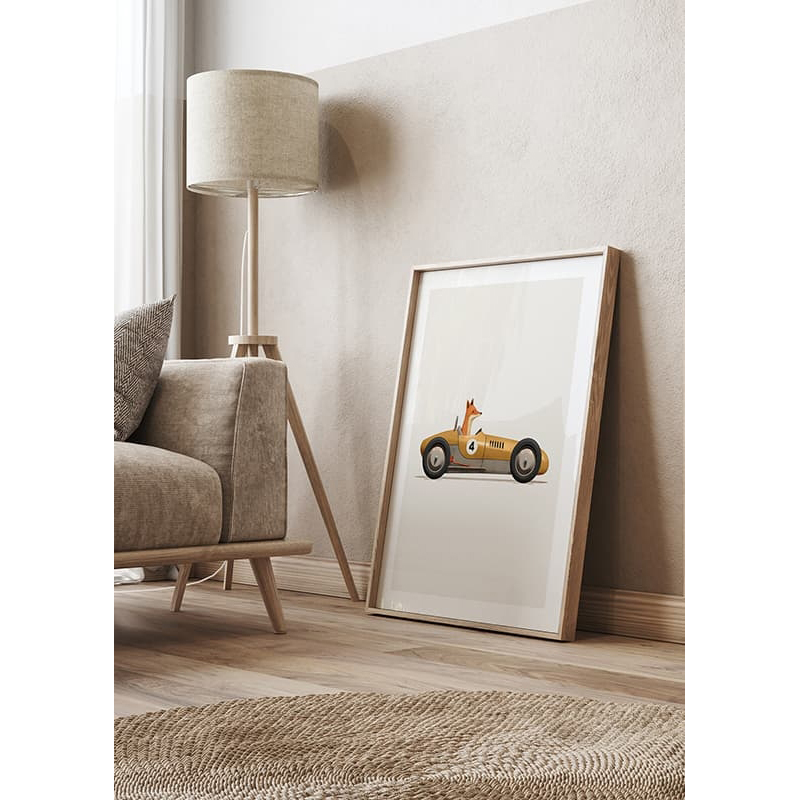 Poster Gallerix Fox In Toy Car