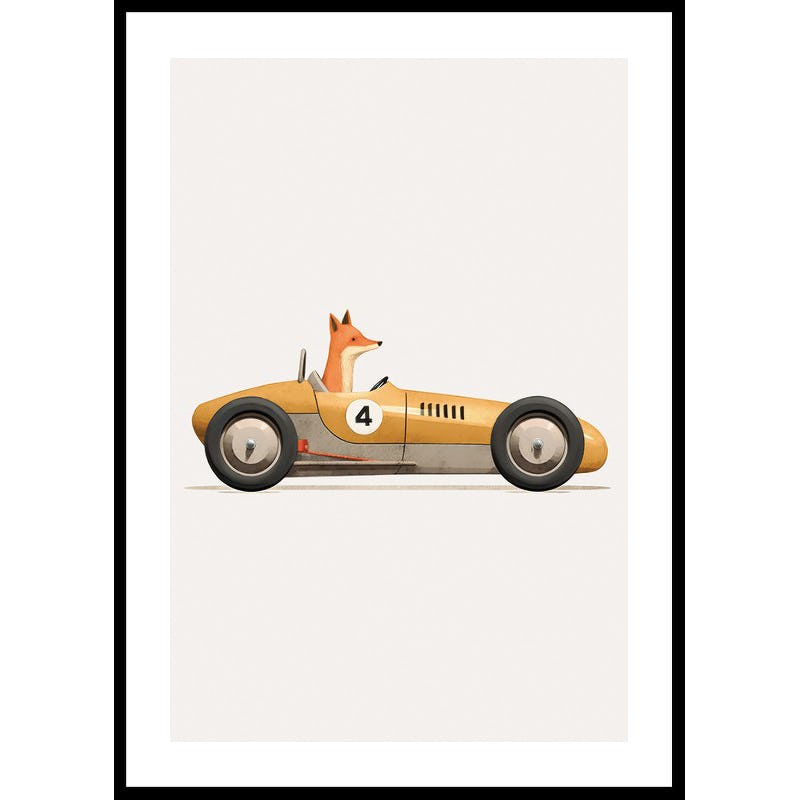 Poster Gallerix Fox In Toy Car