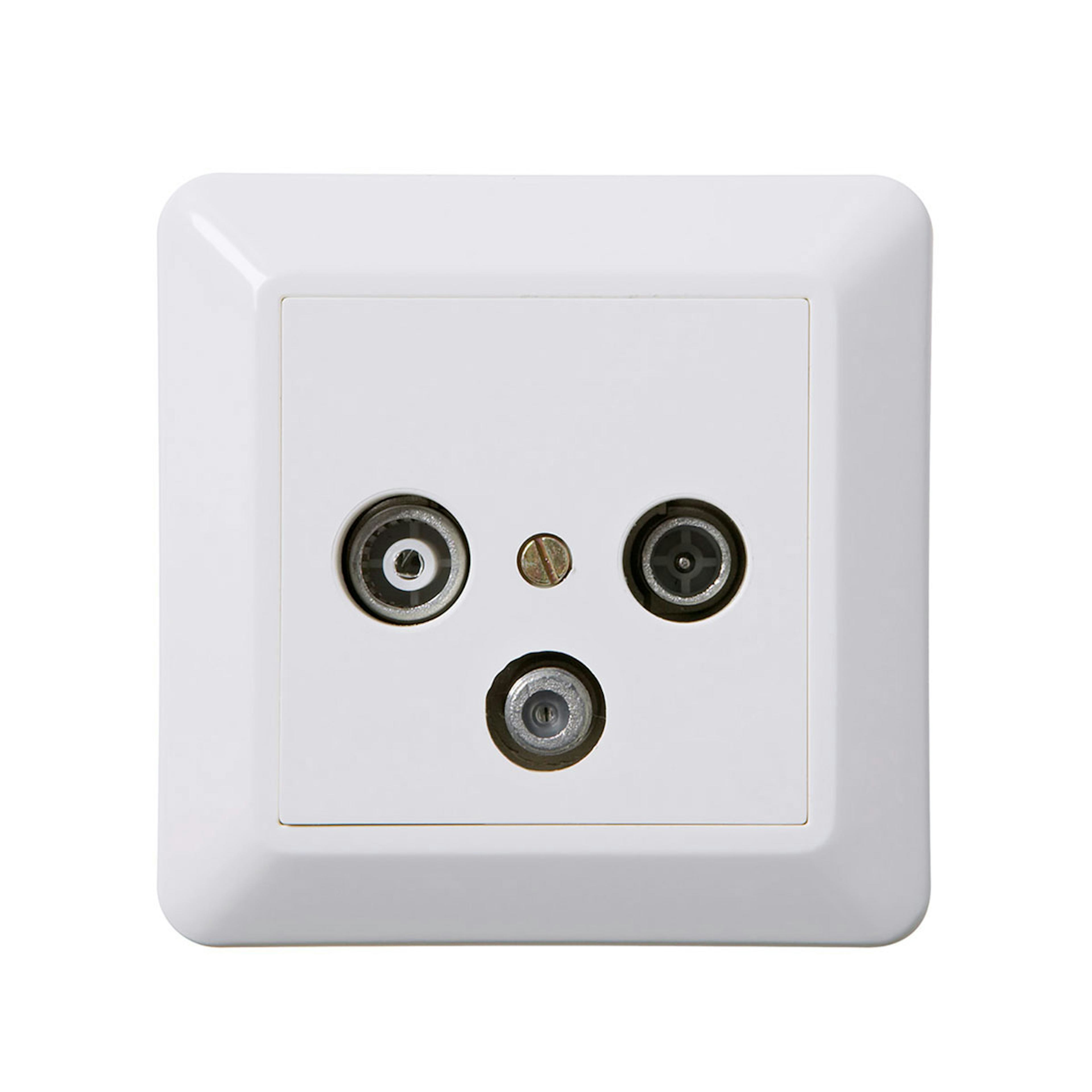 Antennuttag Elko Med Satelitutgång RS Renvit