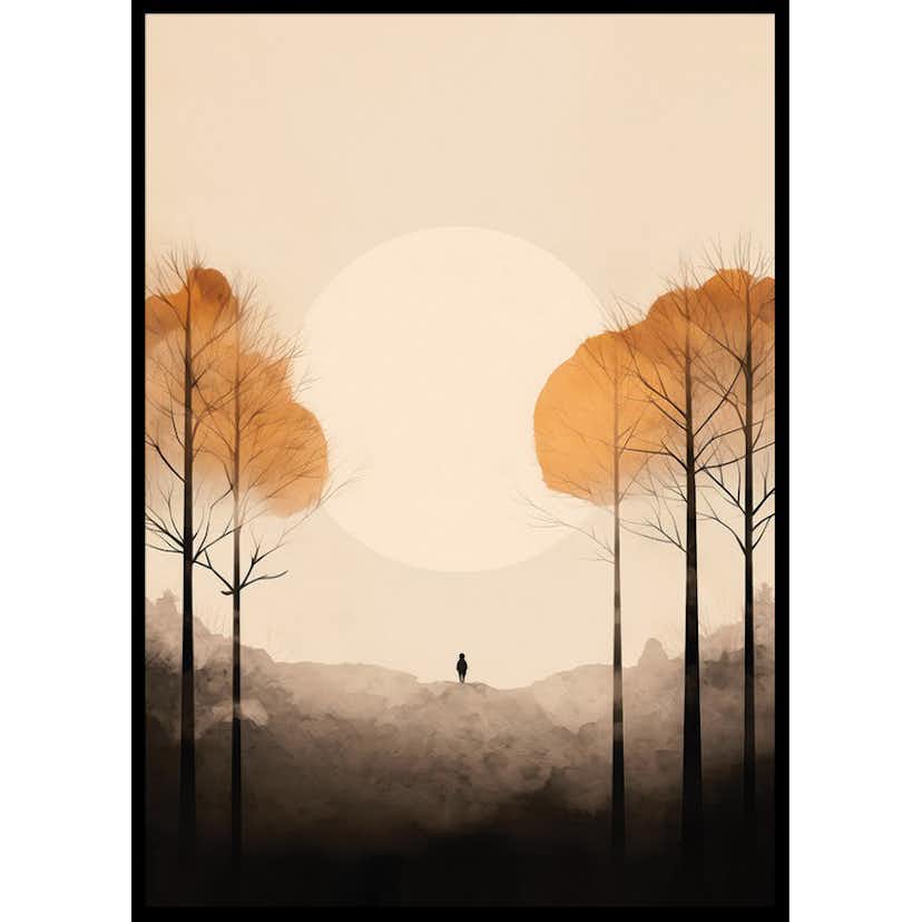 Poster Gallerix Abstract Sunset