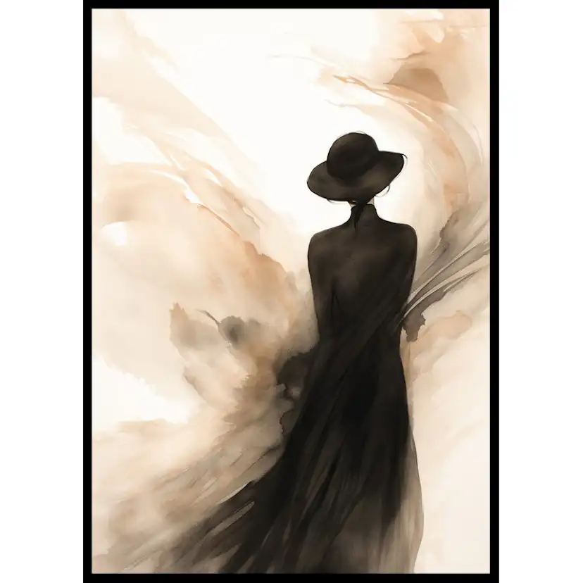 Poster Gallerix Silhouette Of A Woman No2