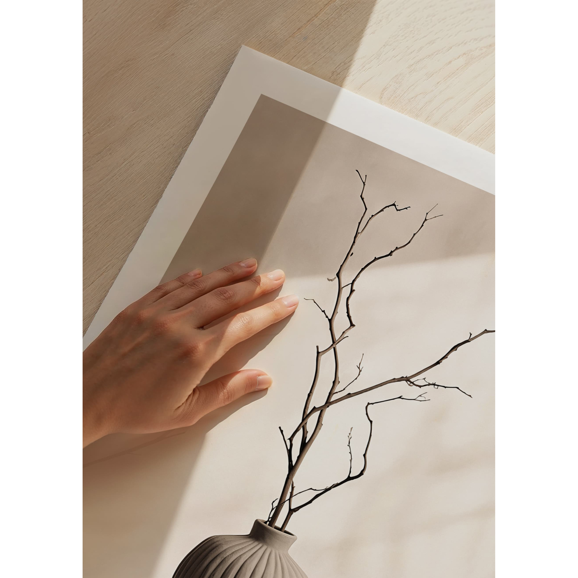 Poster Gallerix Flower Pot And Branch No2