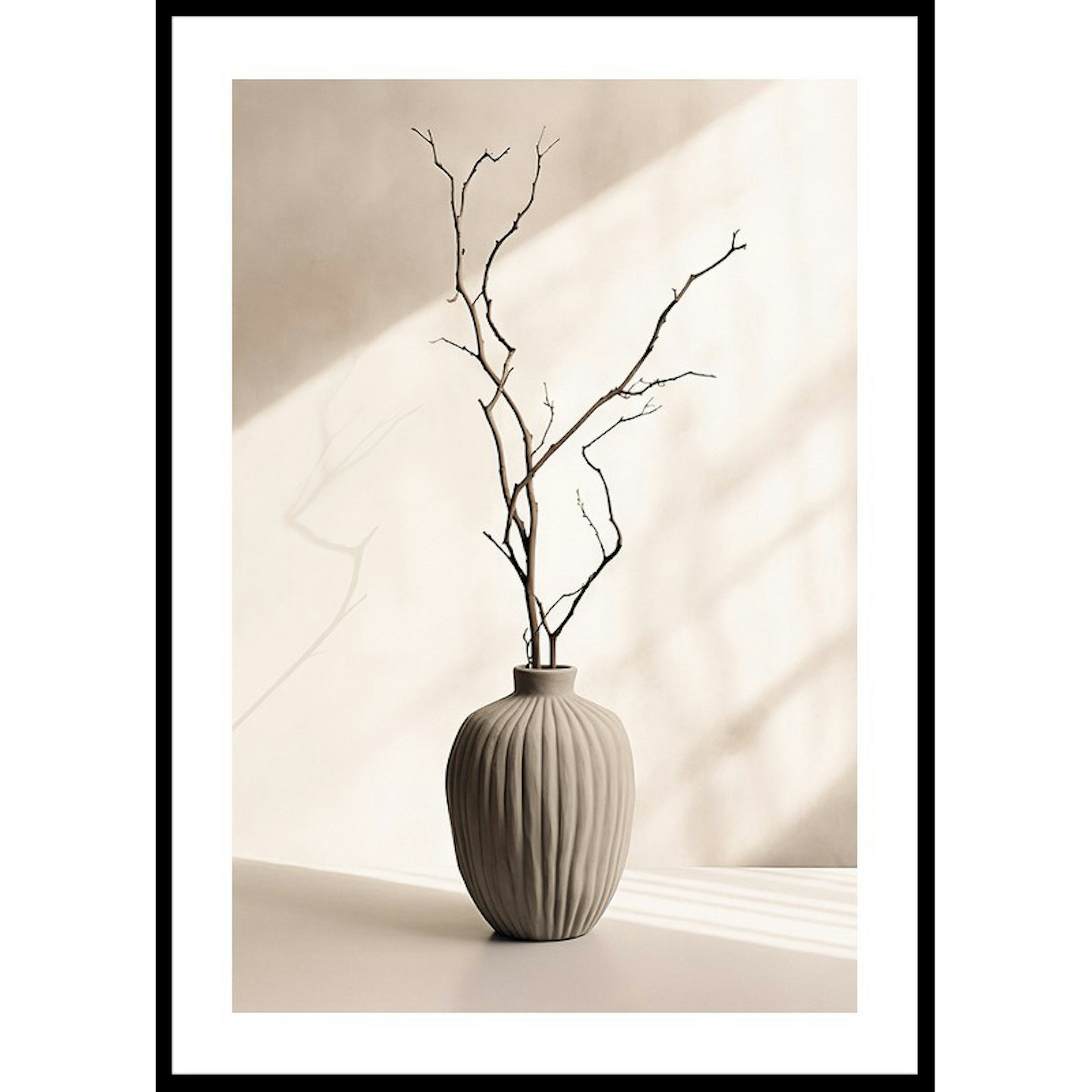 Poster Gallerix Flower Pot And Branch No2
