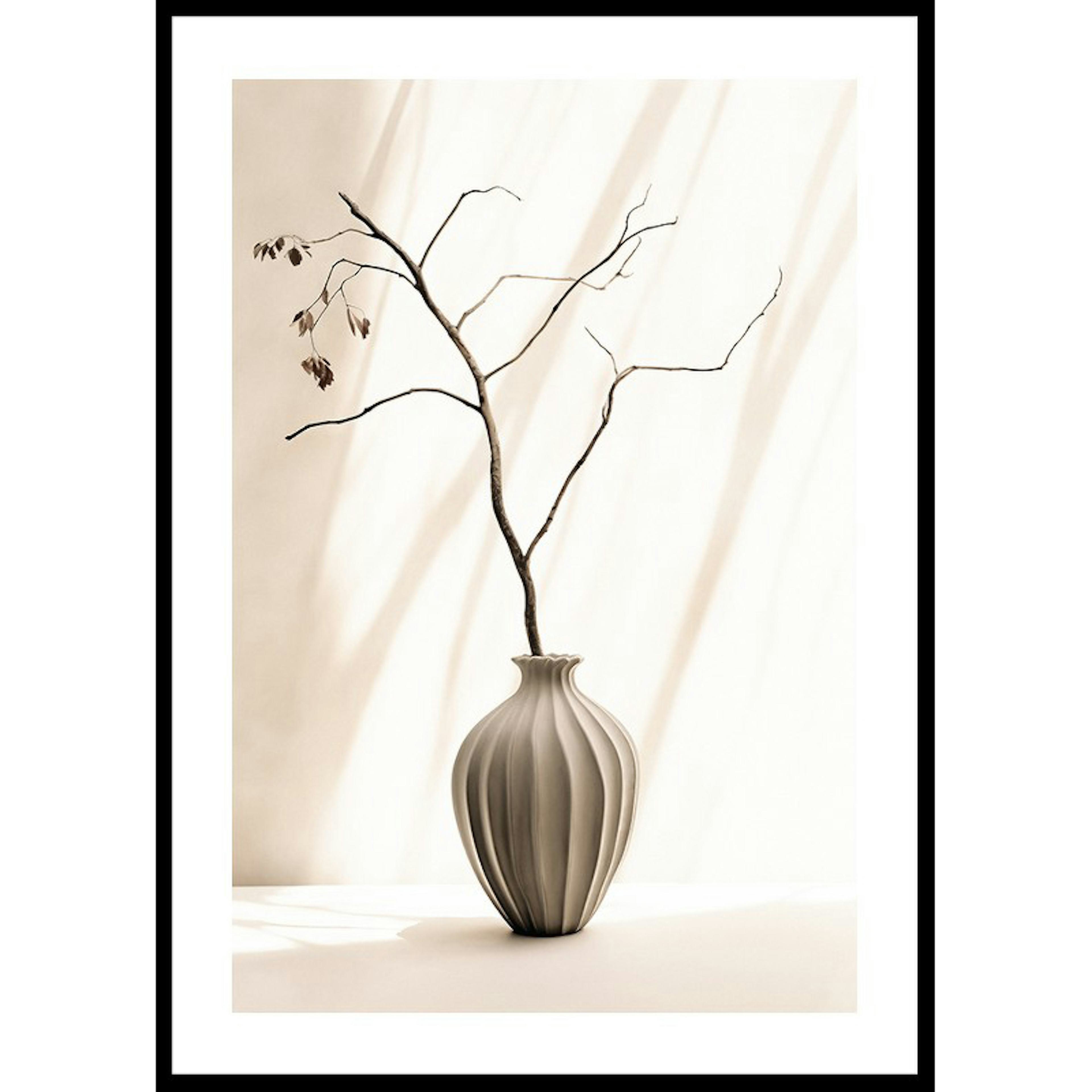 Poster Gallerix Flower Pot And Branch No1