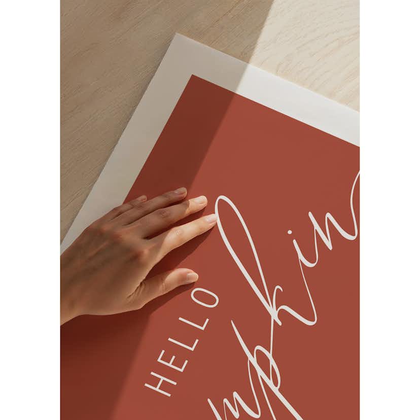 Poster Gallerix Hello Pumpkin