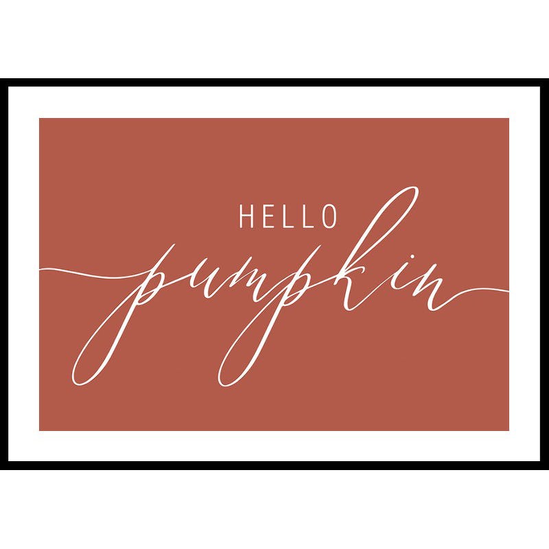 Poster Gallerix Hello Pumpkin