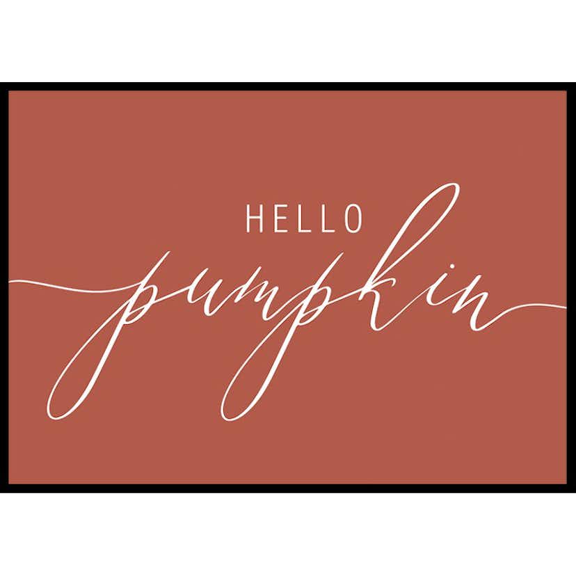 Poster Gallerix Hello Pumpkin