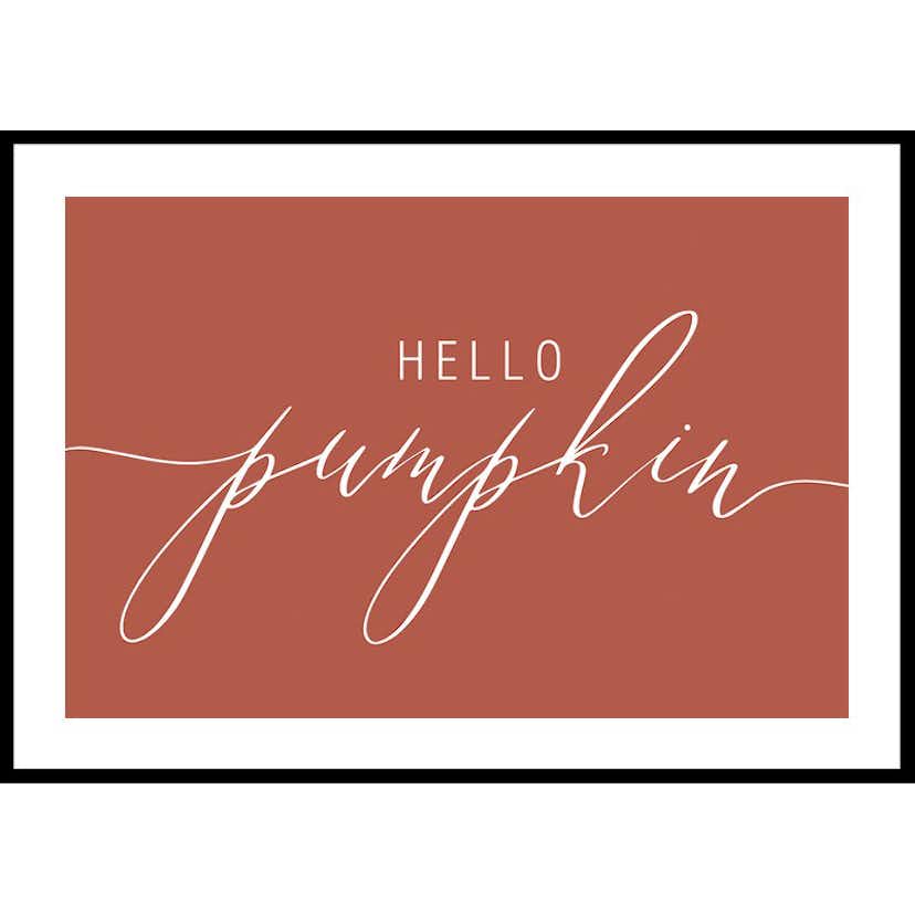 Poster Gallerix Hello Pumpkin