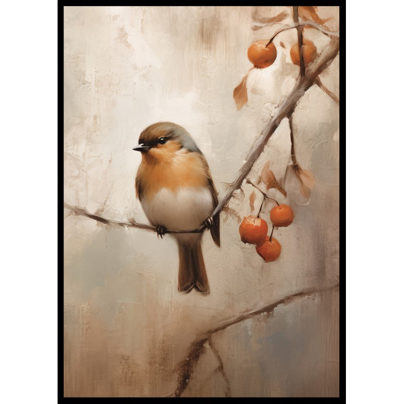 Poster Gallerix Bird On Branch