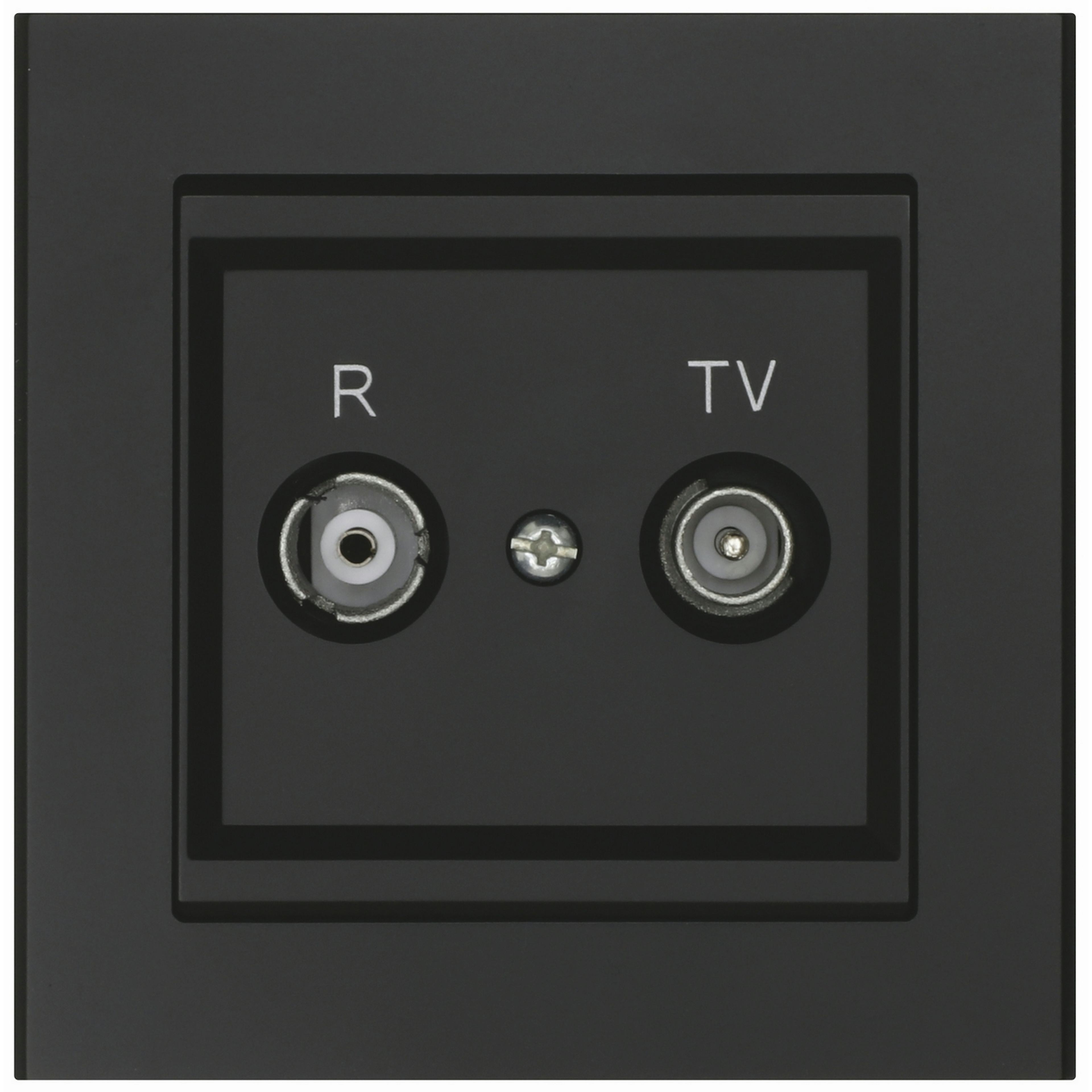 Slututtag Malmbergs Optima Radio/Tv Svart