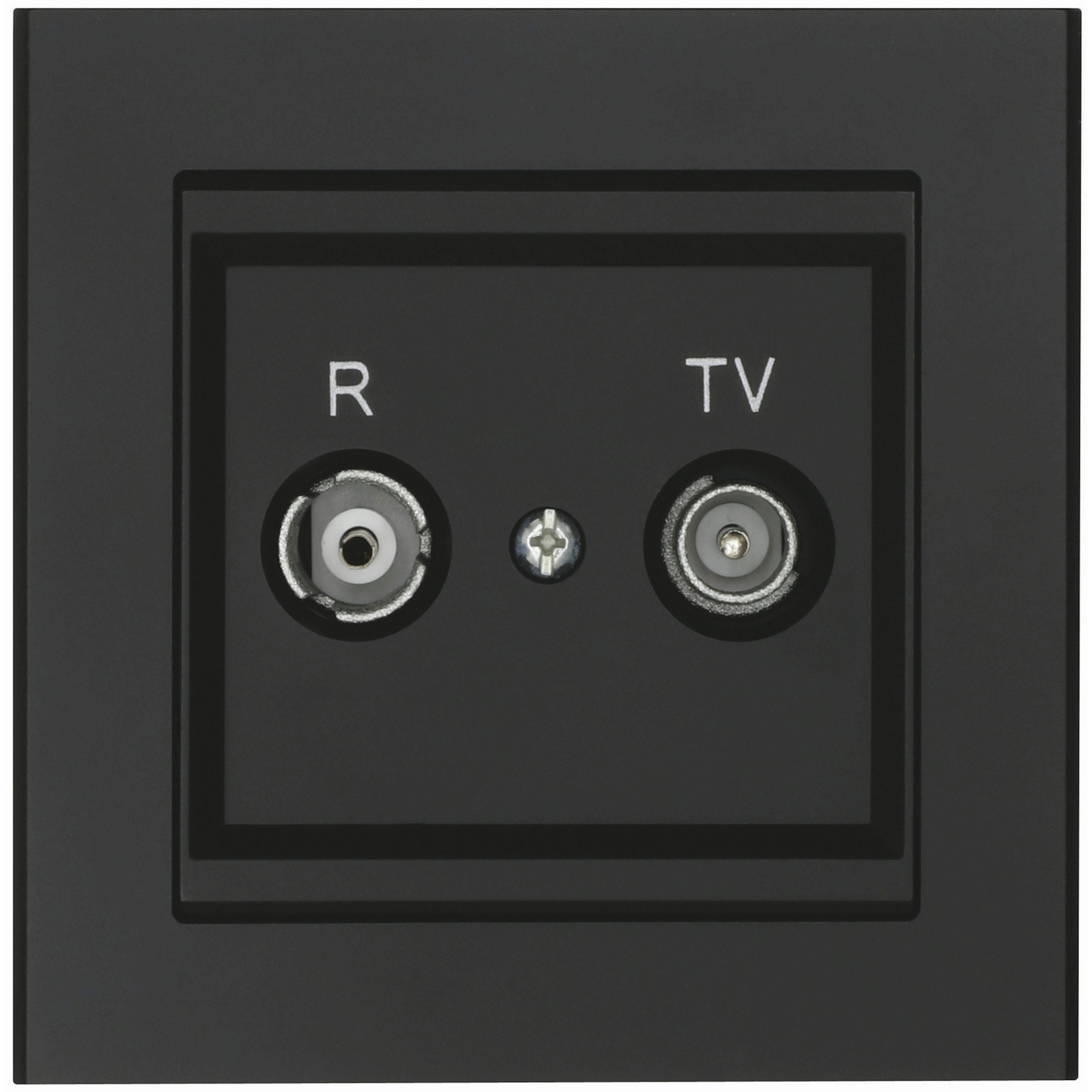 Fördelaruttag Malmbergs Optima Radio/Tv Svart