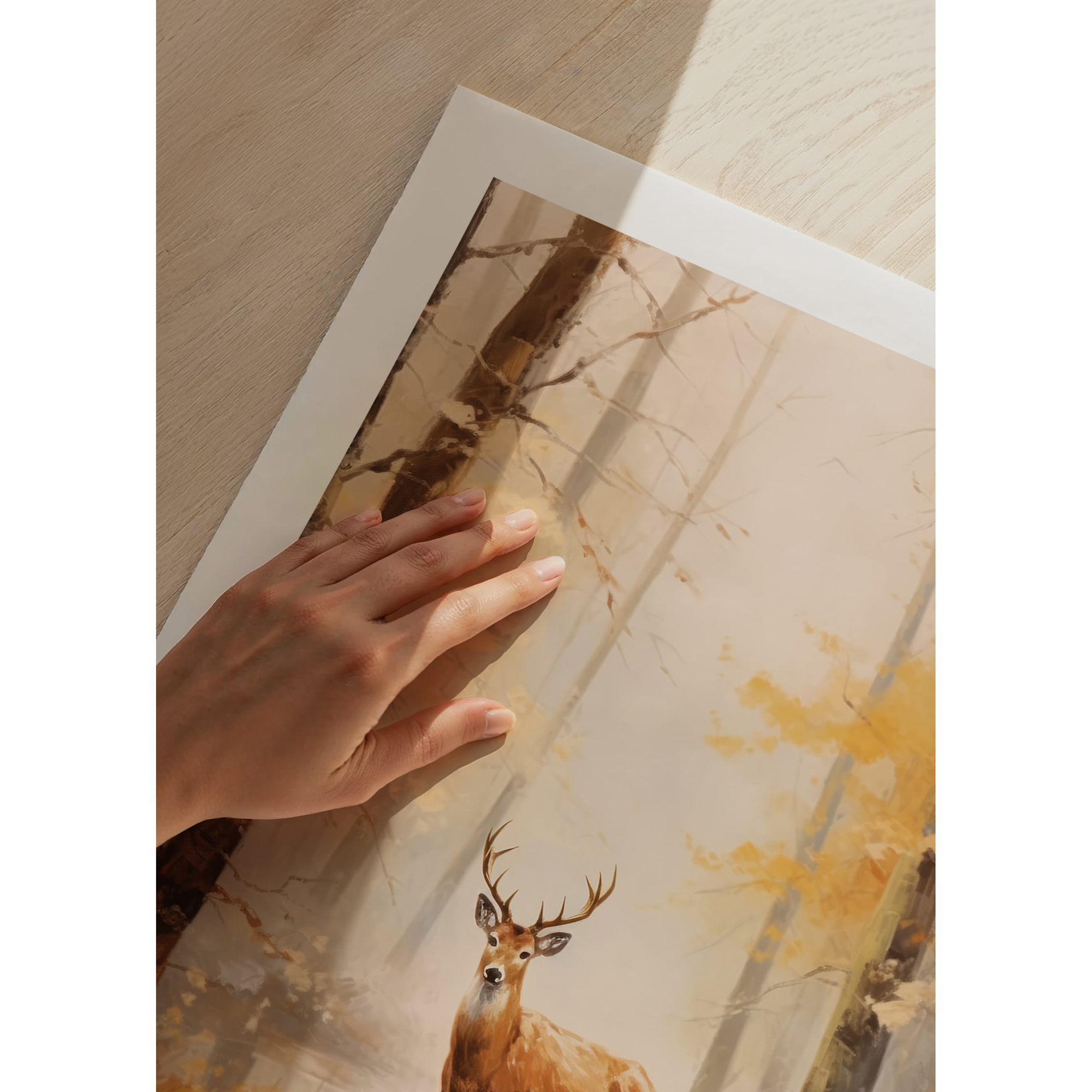 Poster Gallerix Deer In Autumn