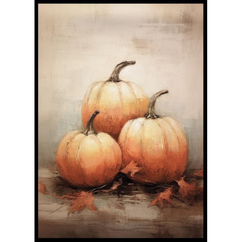 Poster Gallerix Autumn Pumpkins No2