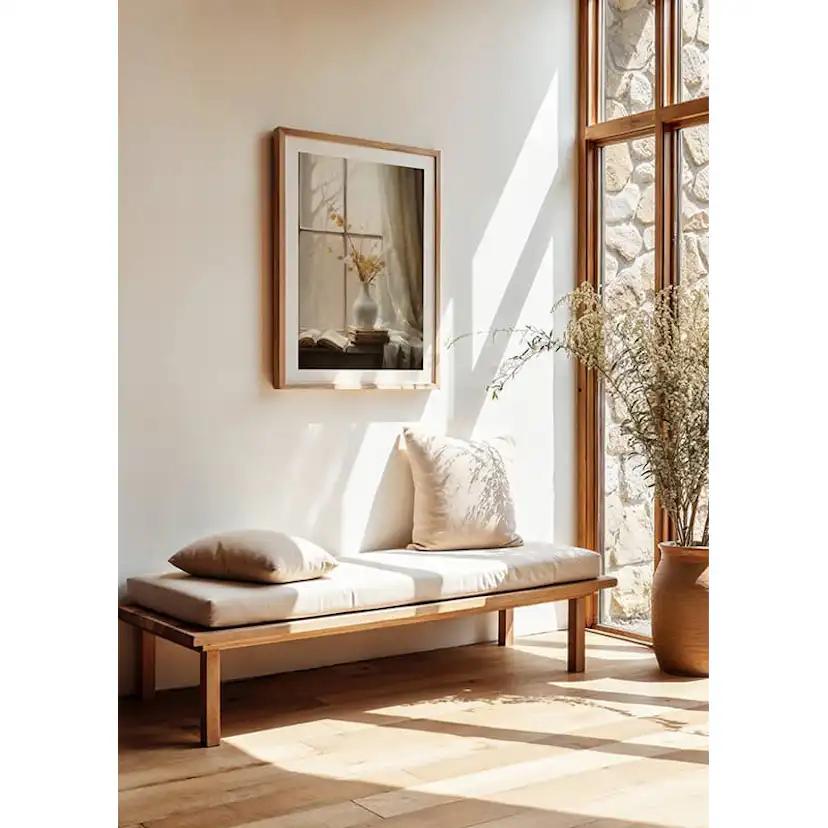 Poster Gallerix Vase And Flowers In A Window