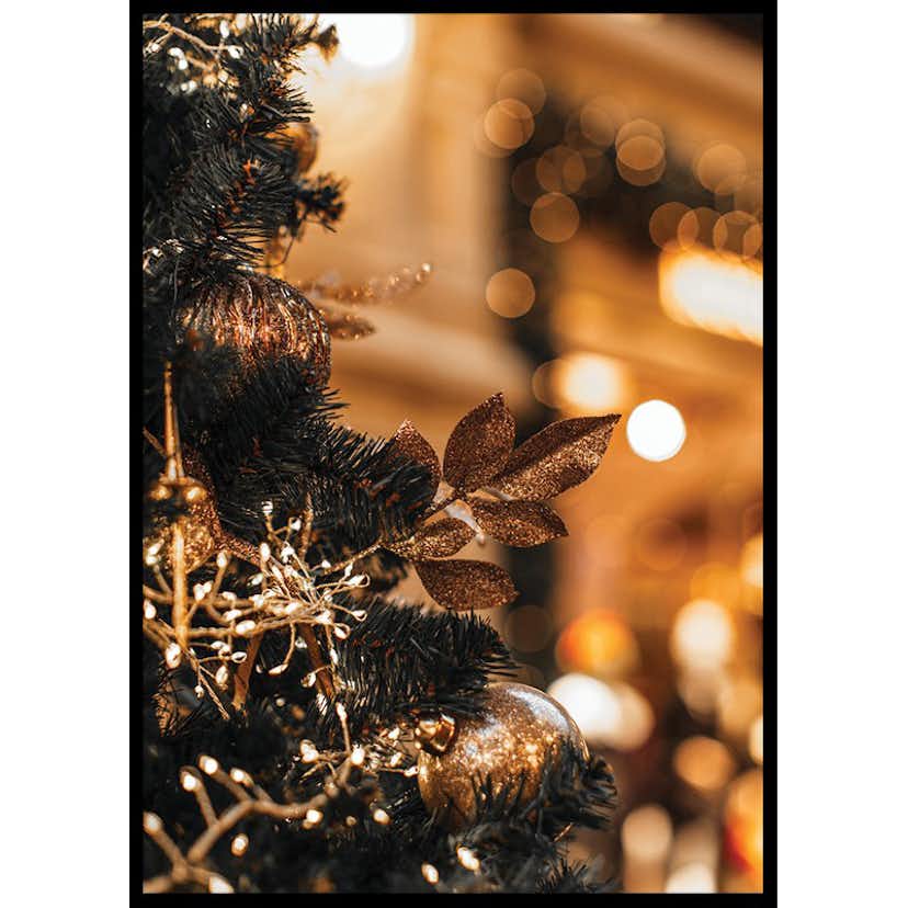 Poster Gallerix Christmas Gold Decorations