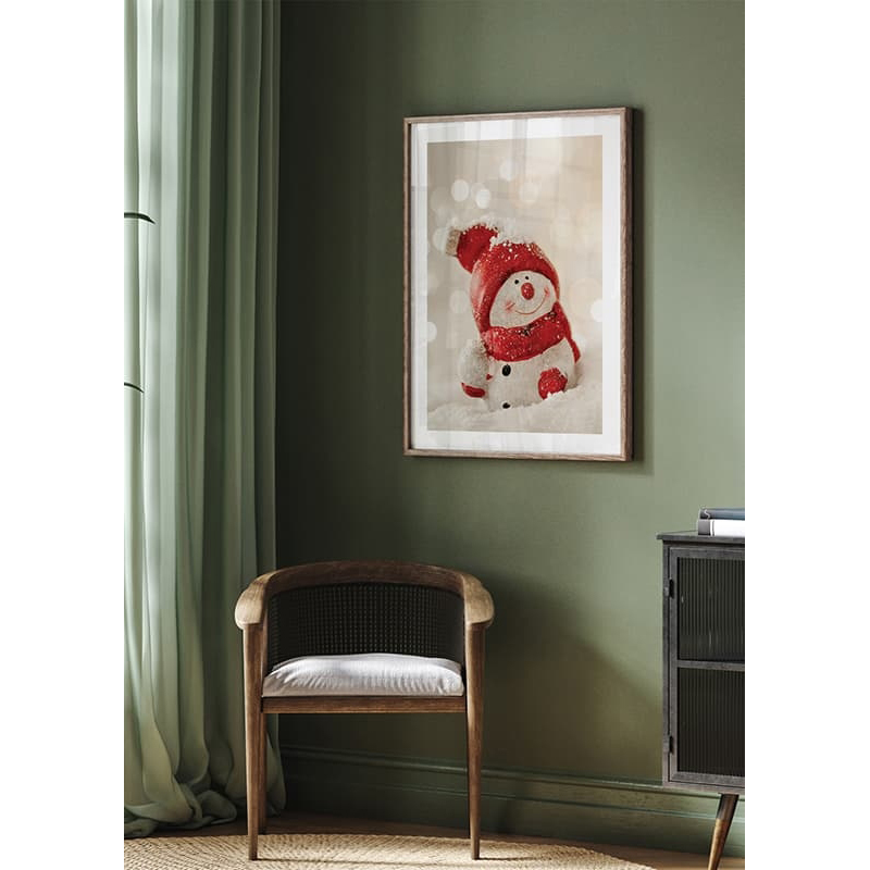 Poster Gallerix Snowman Decoration