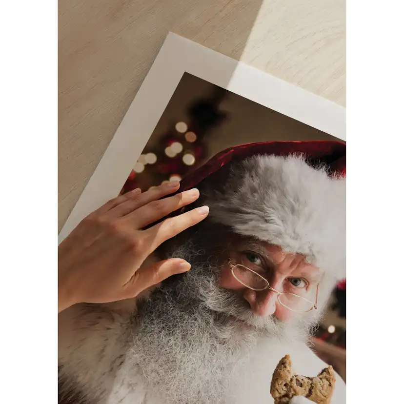 Poster Gallerix Santa Cookie And Milk