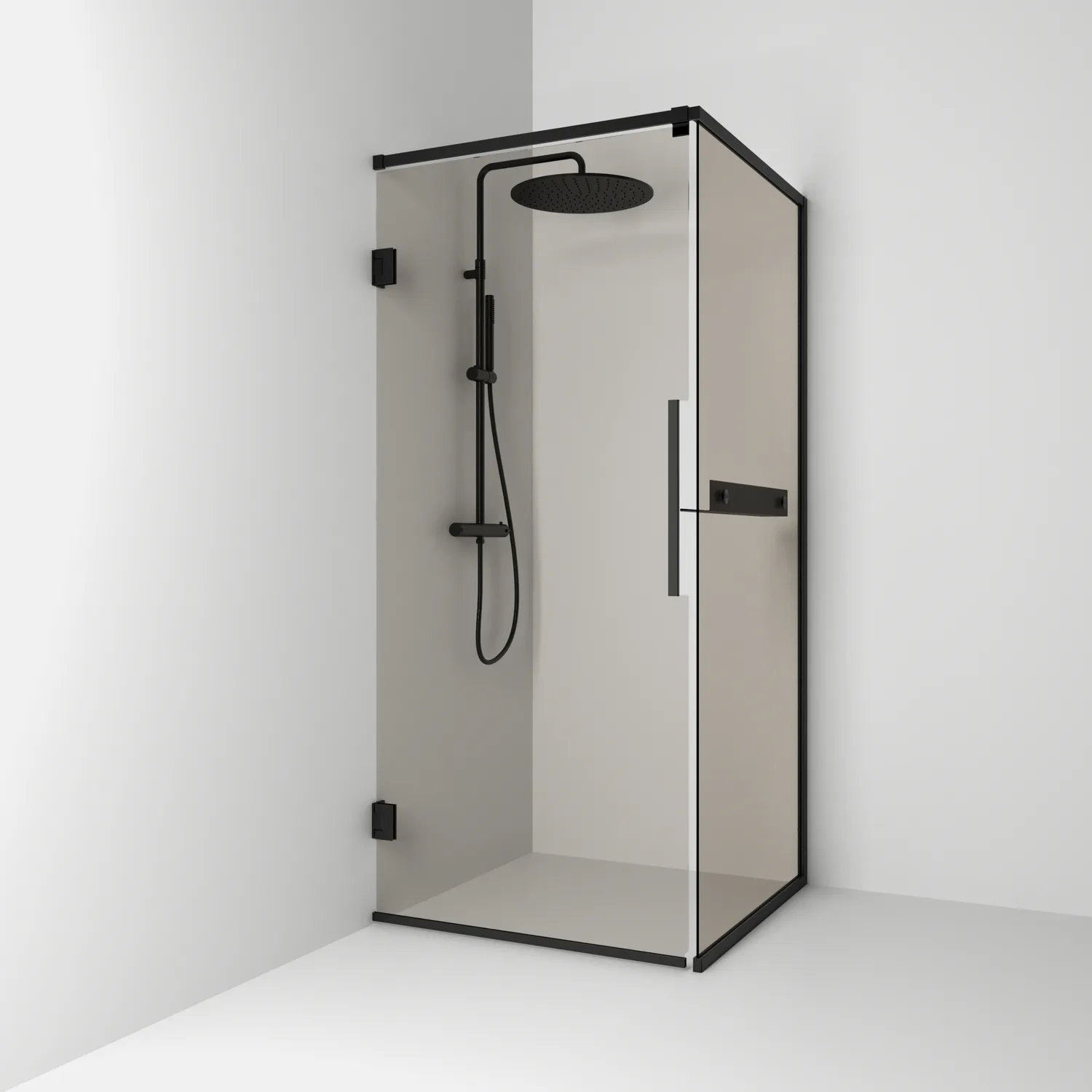 Duschhörn Svedbergs Langfoss 200 med Hylla