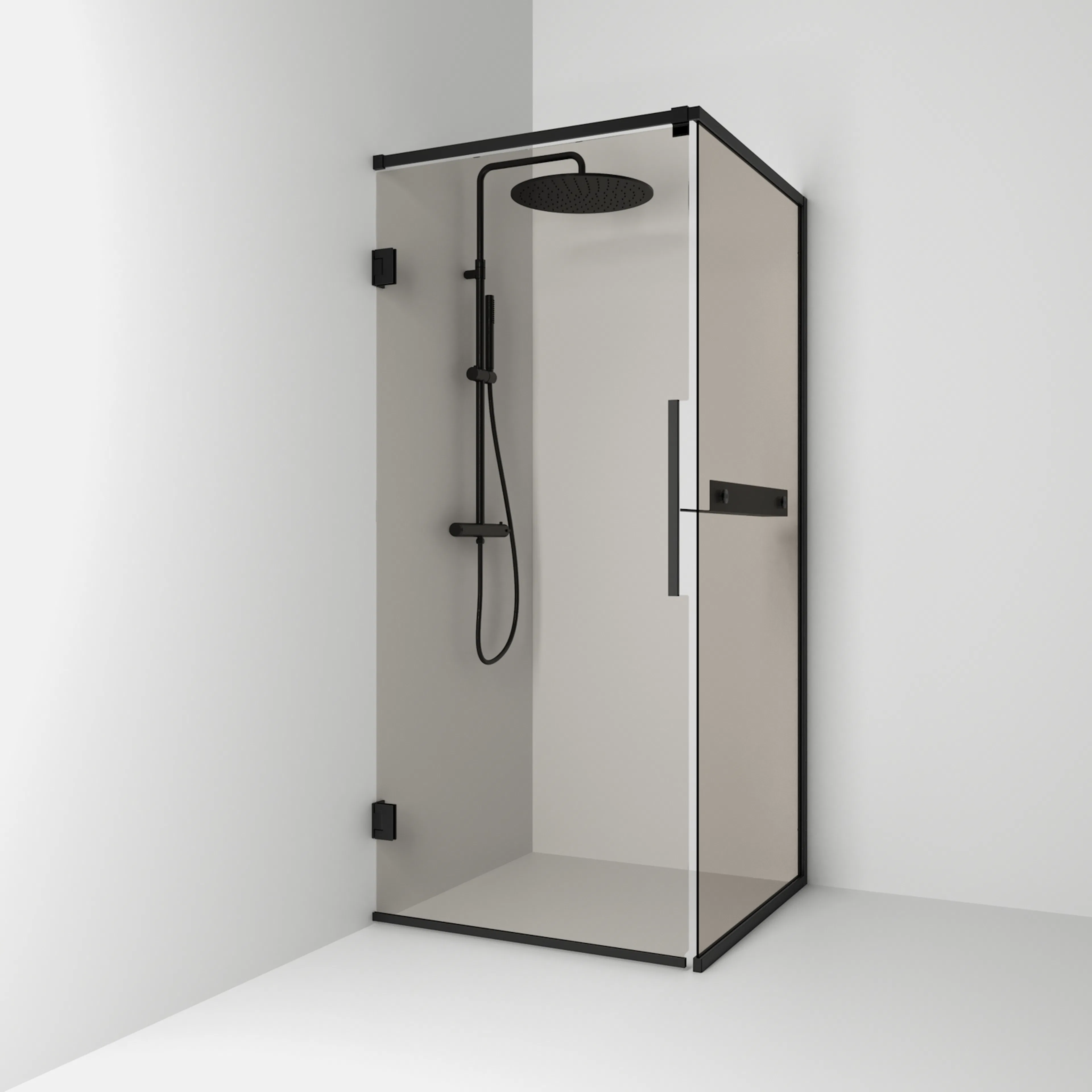 Duschhörn Svedbergs Langfoss 200 med Hylla