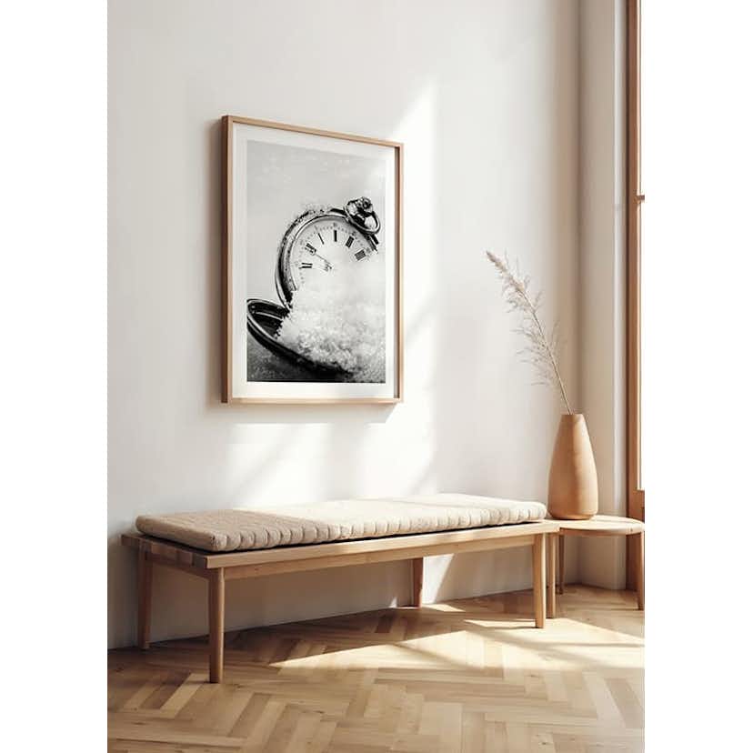 Poster Gallerix Clock In Snow