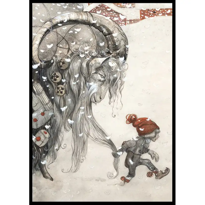 Poster Gallerix Julbocken By John Bauer