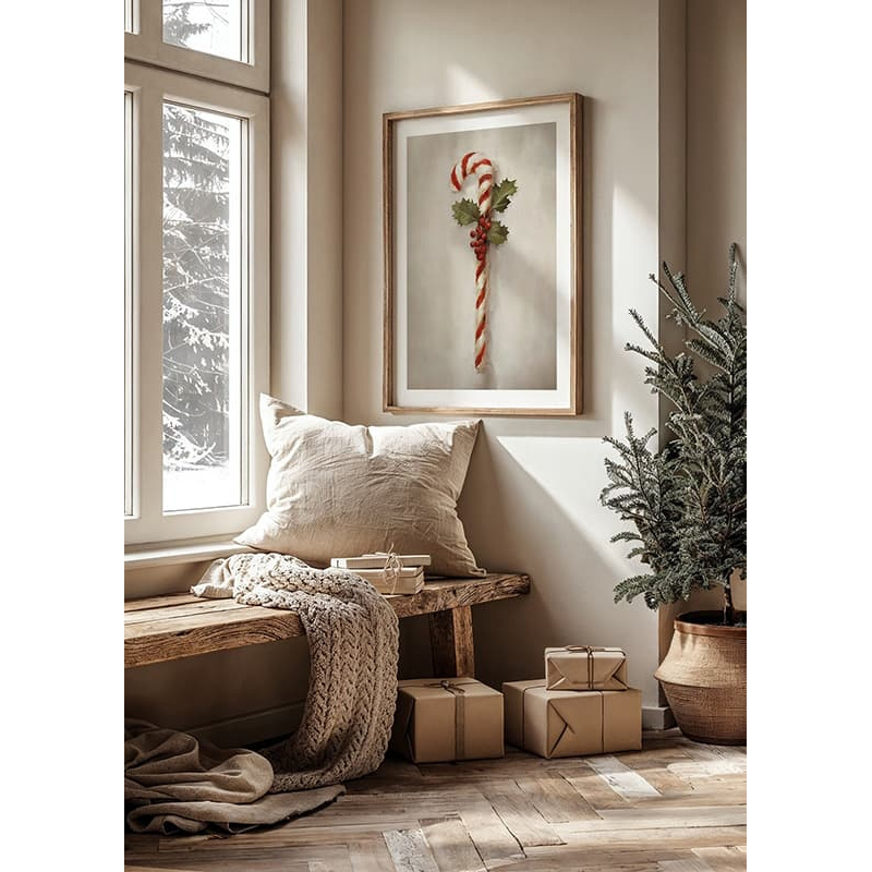 Poster Gallerix Christmas Candy Cane
