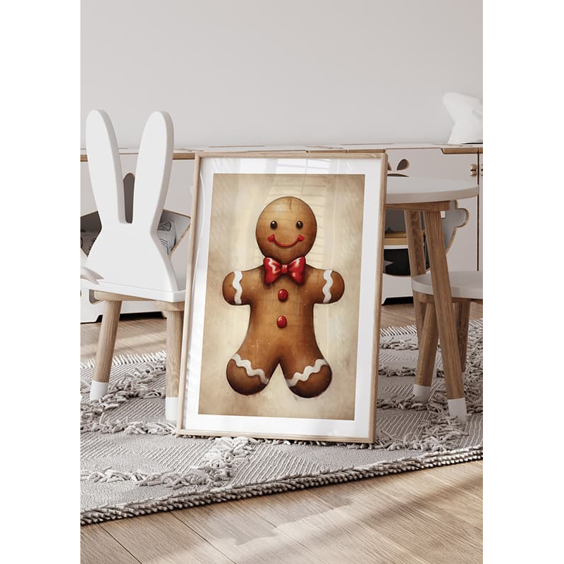 Poster Gallerix Happy Gingerbread Man