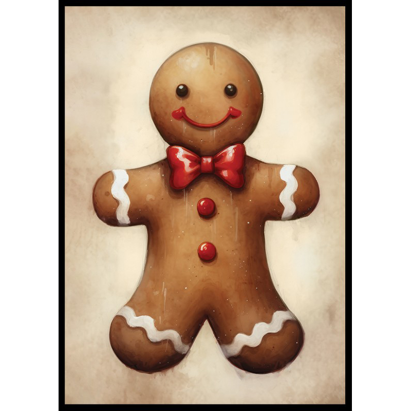 Poster Gallerix Happy Gingerbread Man