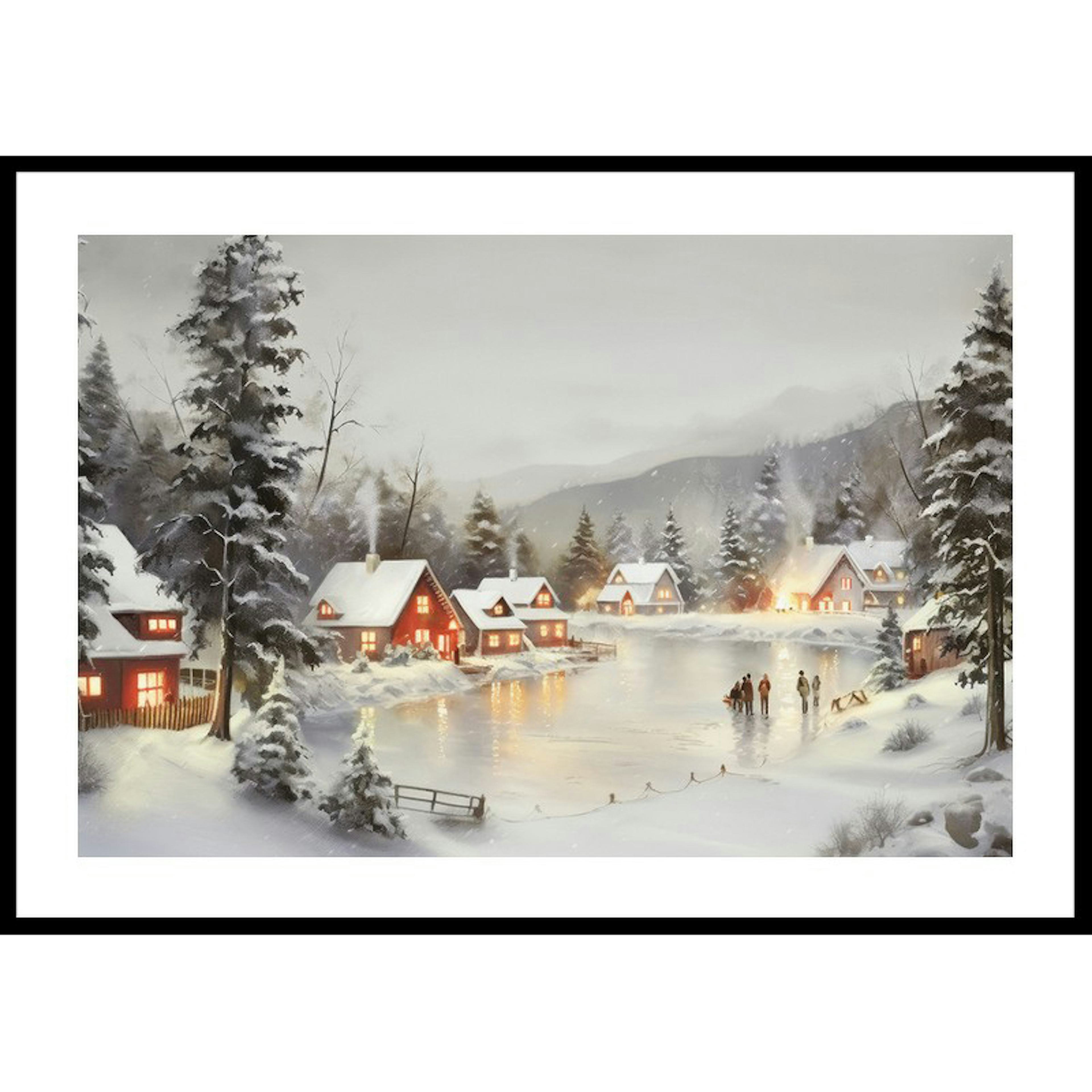 Poster Gallerix Winter Village No2