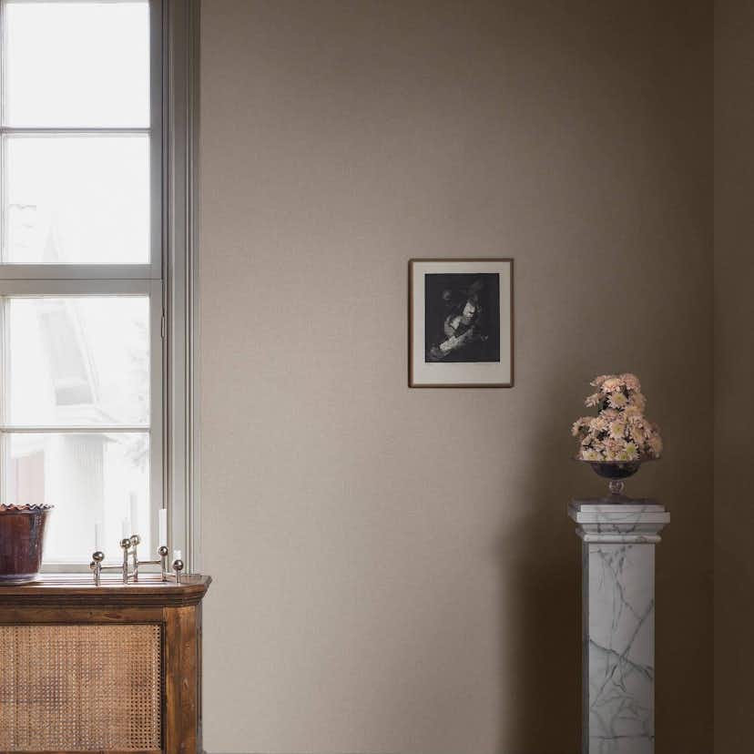 Tapet Boråstapeter Canvas Walnut 6121