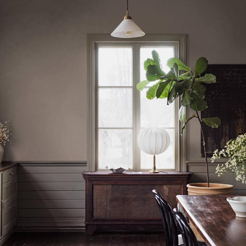 Tapet Boråstapeter Canvas Taupe 6124