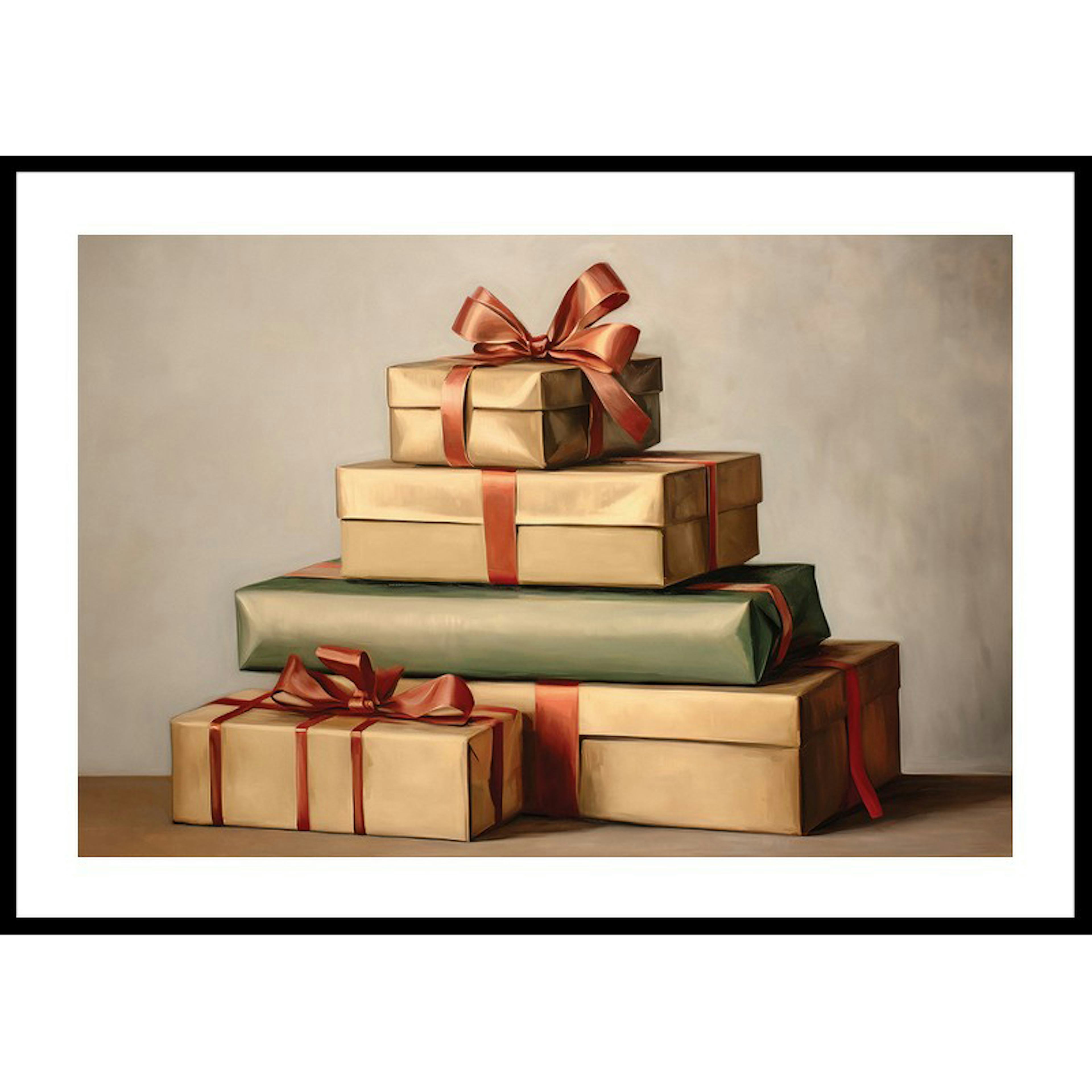 Poster Gallerix Pile Of Christmas Gifts No1