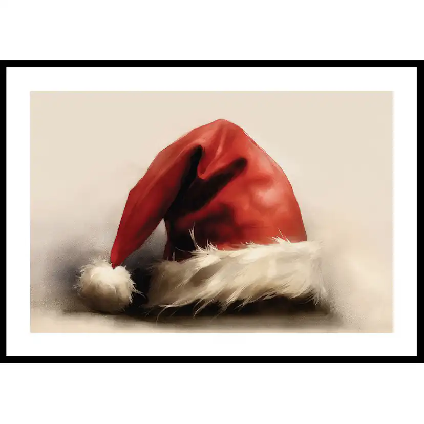 Poster Gallerix Santas Christmas Hat