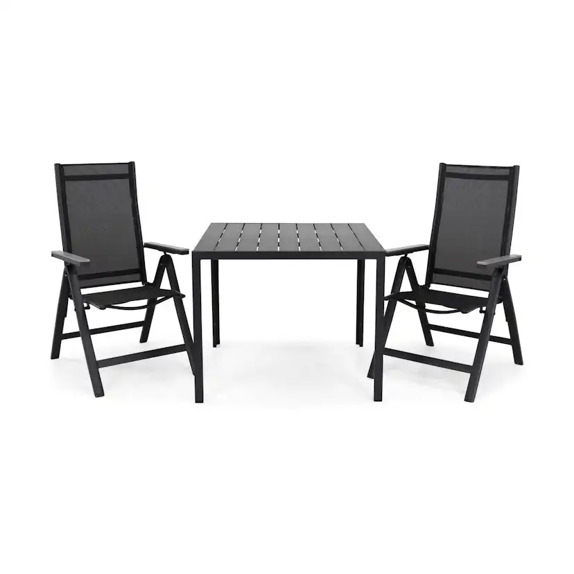 Matgrupp Comfort Garden Tunis Matgrupp Utomhus 90 med 2 Monaco Positionsstol