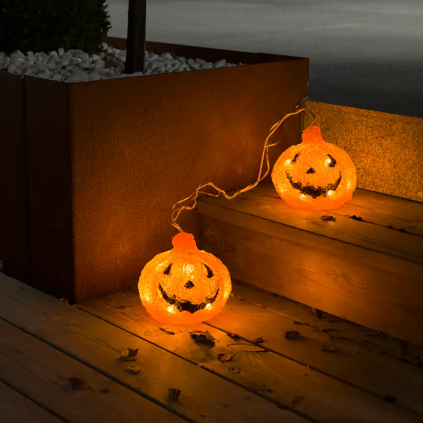 Dekorationsbelysning Gnosjö Konstsmide Pumpor 2 st