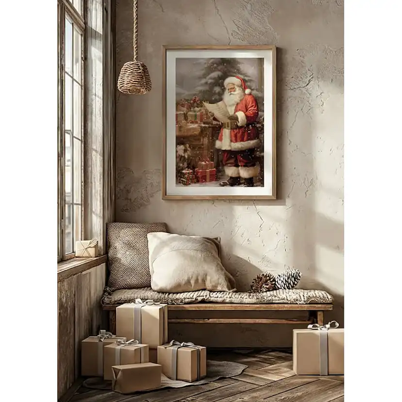 Poster Gallerix Santa Claus Wishlist