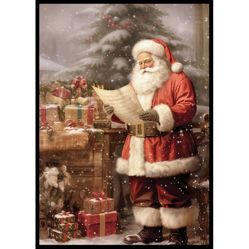 Poster Gallerix Santa Claus Wishlist