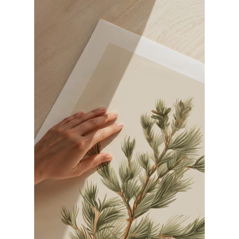 Poster Gallerix Fir Tree Branch