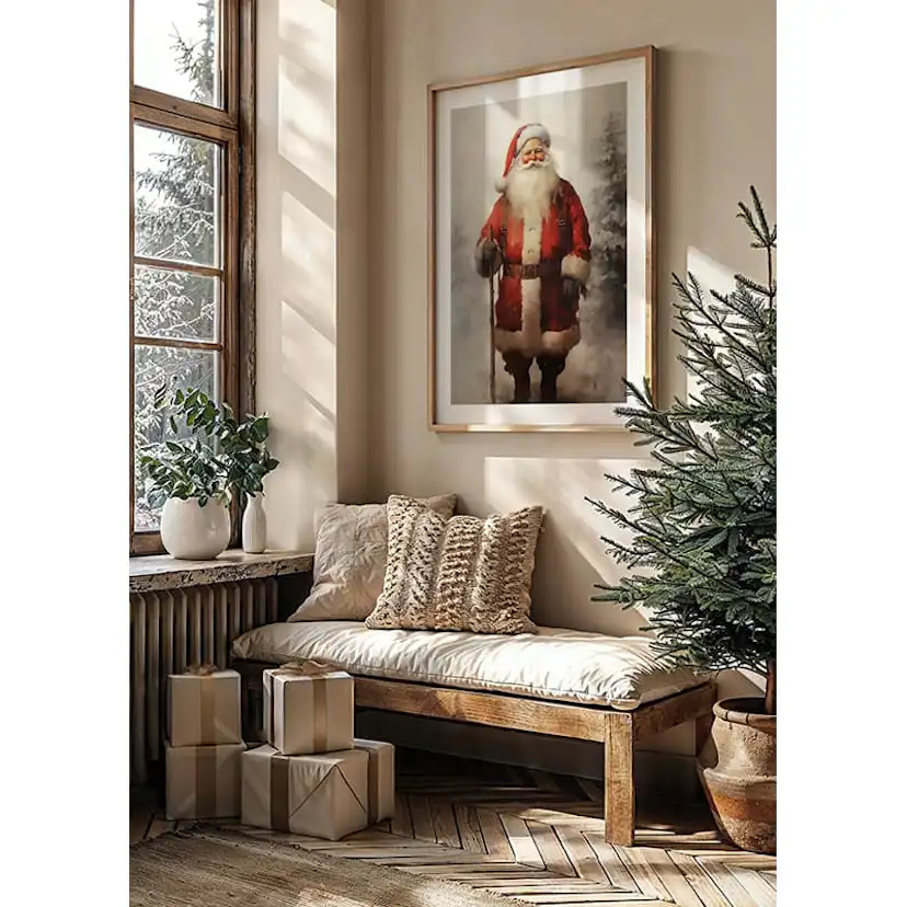 Poster Gallerix Merry Christmas From Santa Claus
