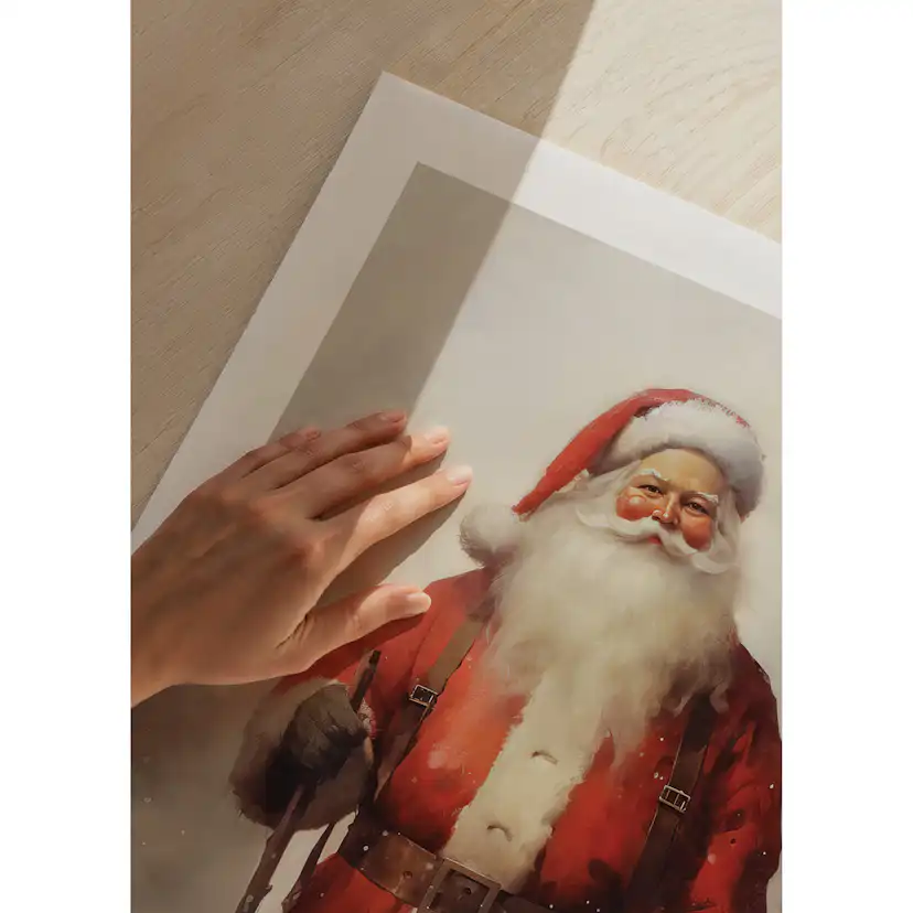 Poster Gallerix Merry Christmas From Santa Claus