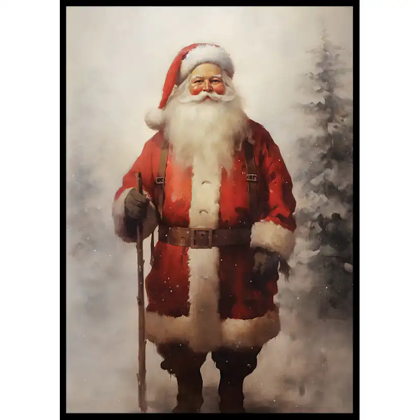 Poster Gallerix Merry Christmas From Santa Claus