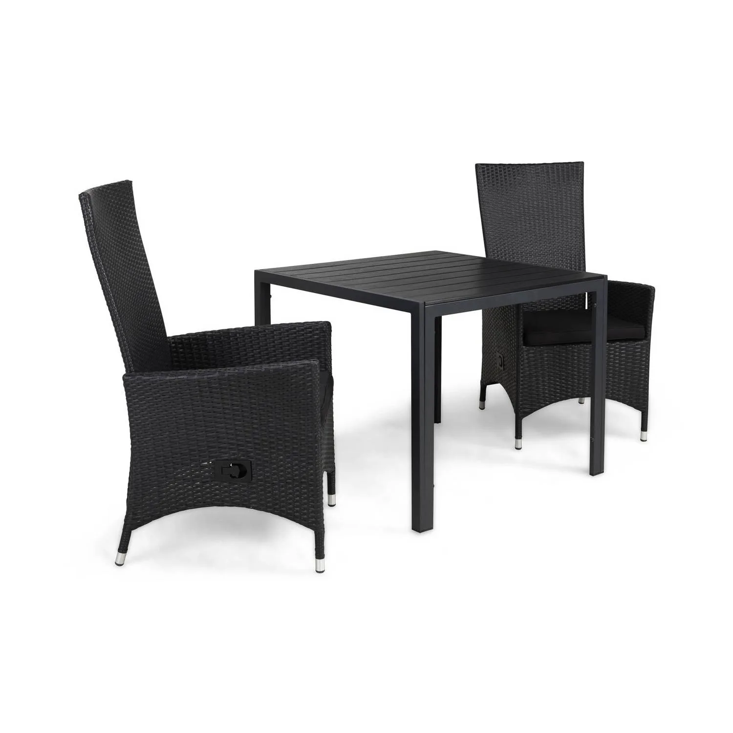 Matgrupp Comfort Garden Tunis Matgrupp Utomhus 90 med 2 Jenny Ställbar Fåtölj m Dyna