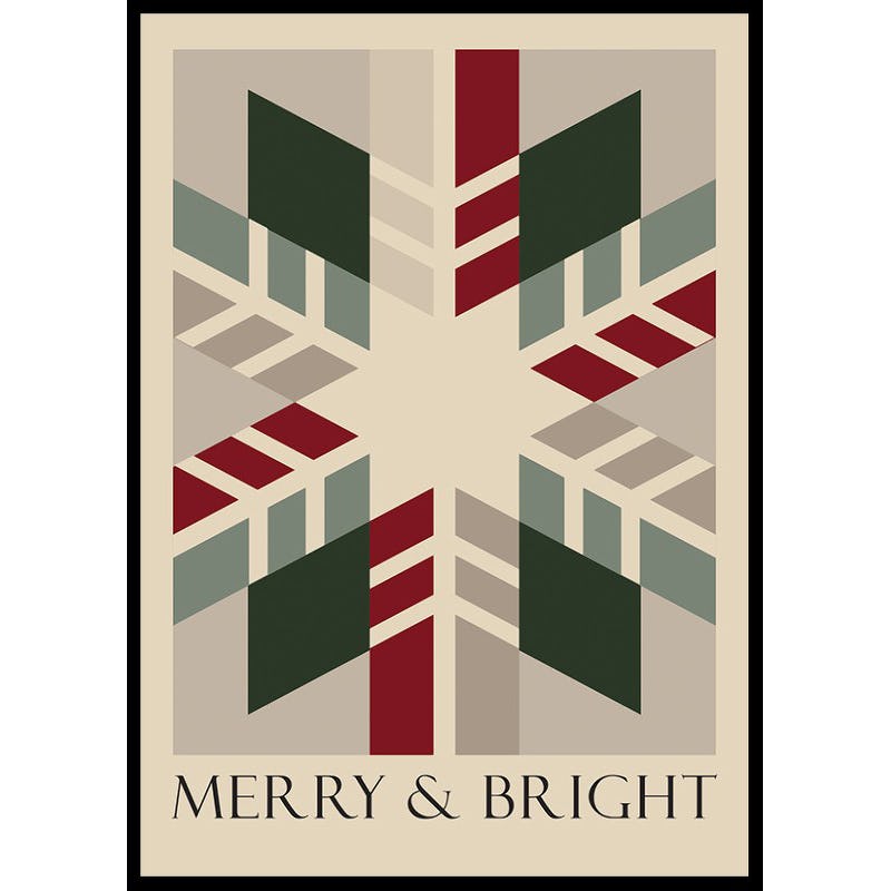 Poster Gallerix Merry And Bright No2