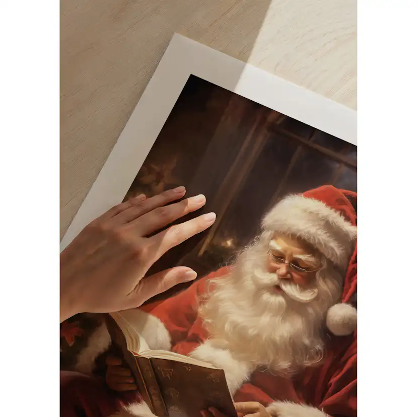 Poster Gallerix Santa Claus Reading