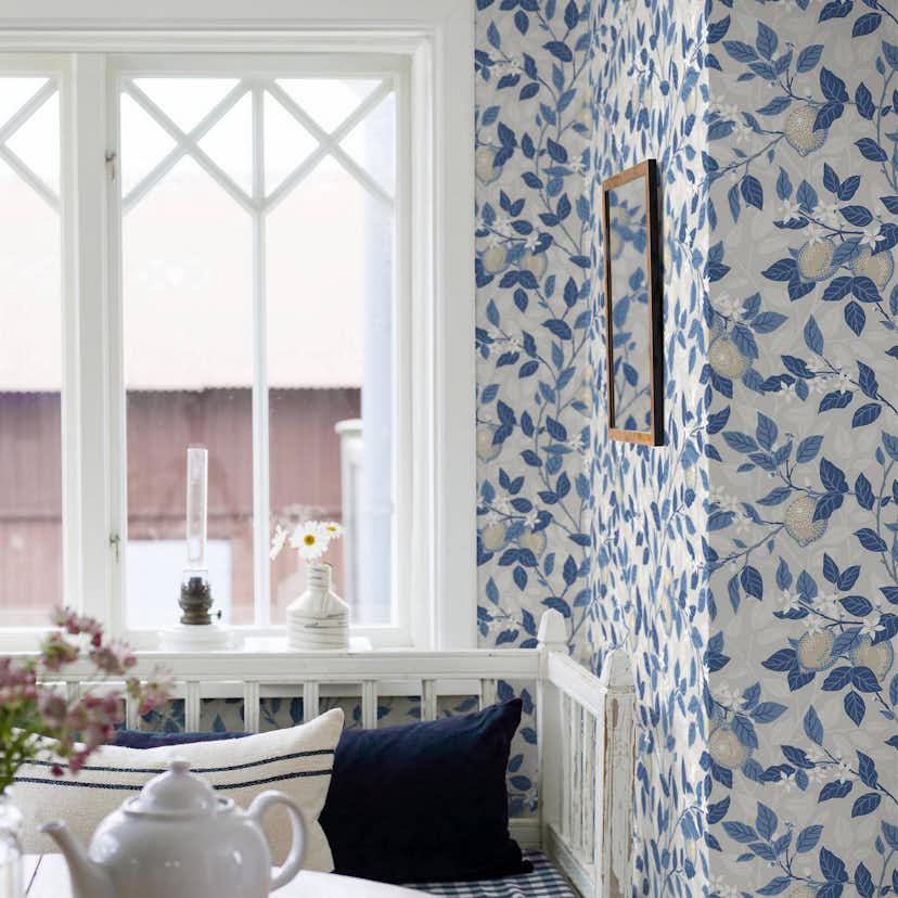 Tapet Boråstapeter Citronträd 6149