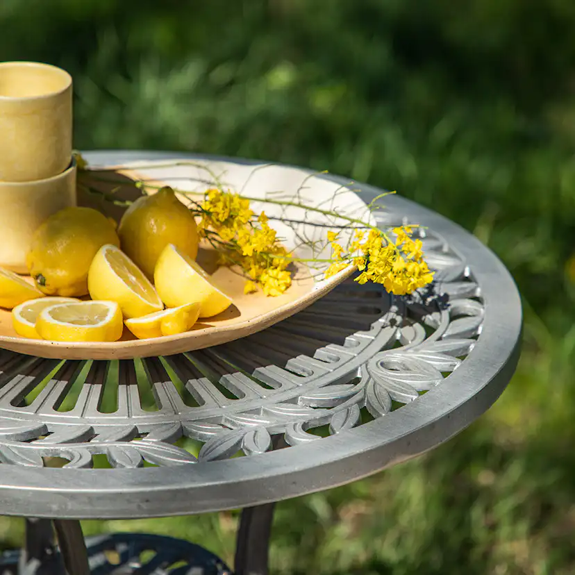 Cafégrupp Venture Home Nandin ø60 cm med 2 Trädgårdsstolar Utomhus